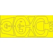 Mirage 2000B/D/N for Kinetic, 1/48 - Eduard Accessories EX325 Mirage 2000B/D/N for Kinetic, 1/48 - Eduard Accessories EX325