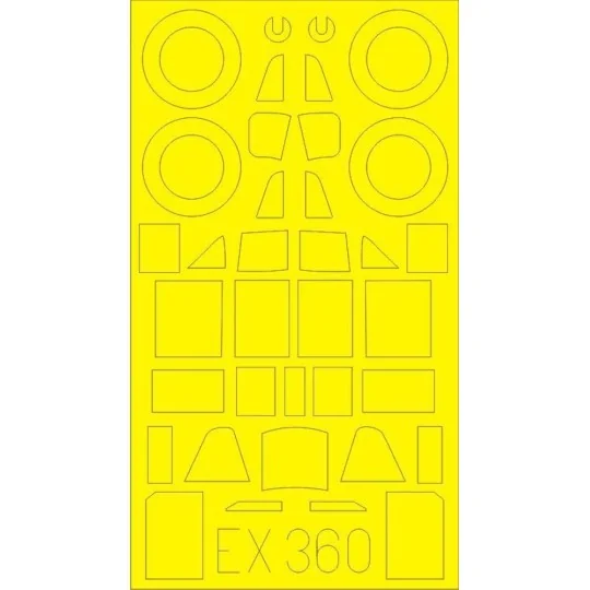 II-2m3 for Tamiya, 1/48 - Eduard Accessories EX360 II-2m3 for Tamiya, 1/48 - Eduard Accessories EX360