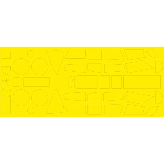 Me 410A-1 for Meng - Eduard Accessories EX412