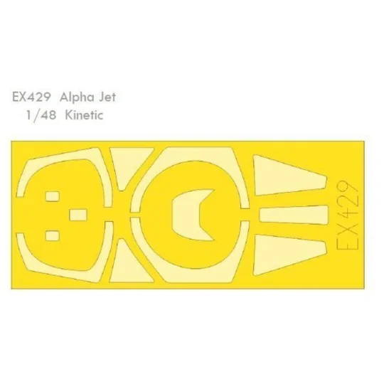 Alpha Jet 1/48 for Kinetic, 1/48 - Eduard Accessories EX429 Alpha Jet 1/48 for Kinetic, 1/48 - Eduard Accessories EX429