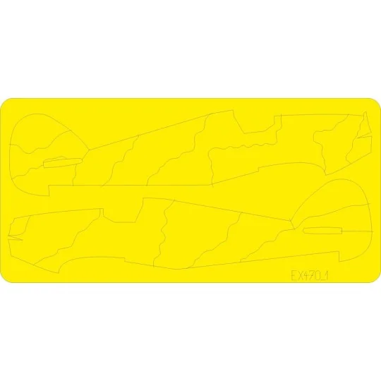 Hurricane camo scheme A for Airfix, 1/48 - Eduard Accessories EX470