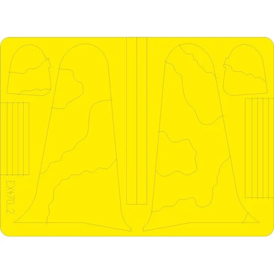 Hurricane camo scheme A for Airfix, 1/48 - Eduard Accessories EX470