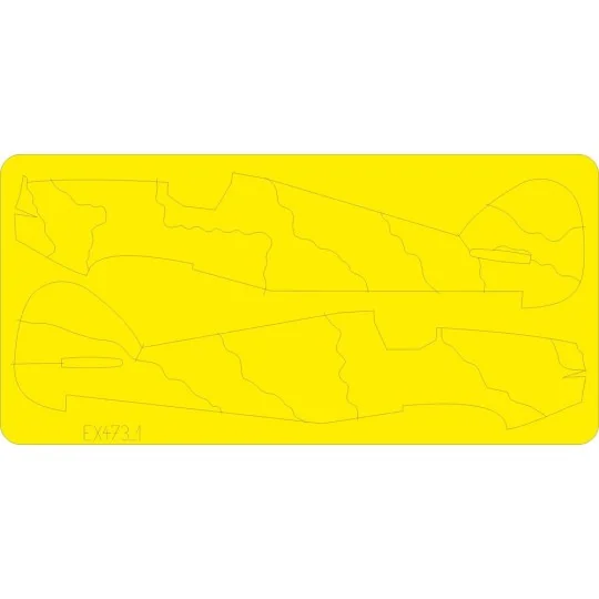 Hurricane camo scheme B for Airfix, 1/48 - Eduard Accessories EX473 Hurricane camo scheme B for Airfix, 1/48 - Eduard Accessories EX473