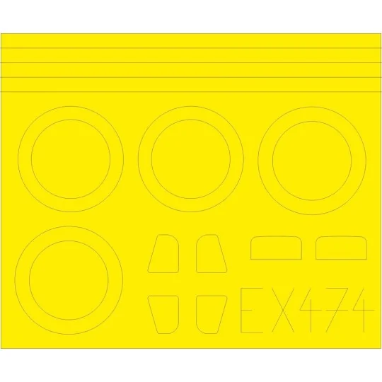 SPAD XIII for Eduard, 1/48 - Eduard Accessories EX474