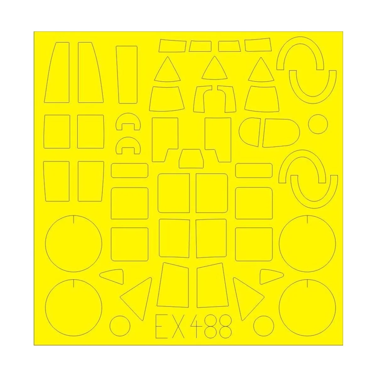 Pe-2 for Zvezda, 1/48 - Eduard Accessories EX488 Pe-2 for Zvezda, 1/48 - Eduard Accessories EX488