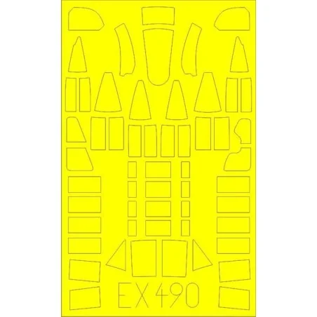 Defiant Mk.I for Airfix, 1/48 - Eduard Accessories EX490