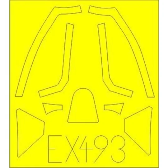 Spitfire Mk,XVI Bubbletop weekend f.Edua - Eduard Accessories EX493