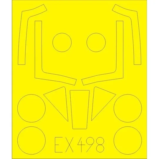 Meteor F.8 for Airfix - Eduard Accessories EX498