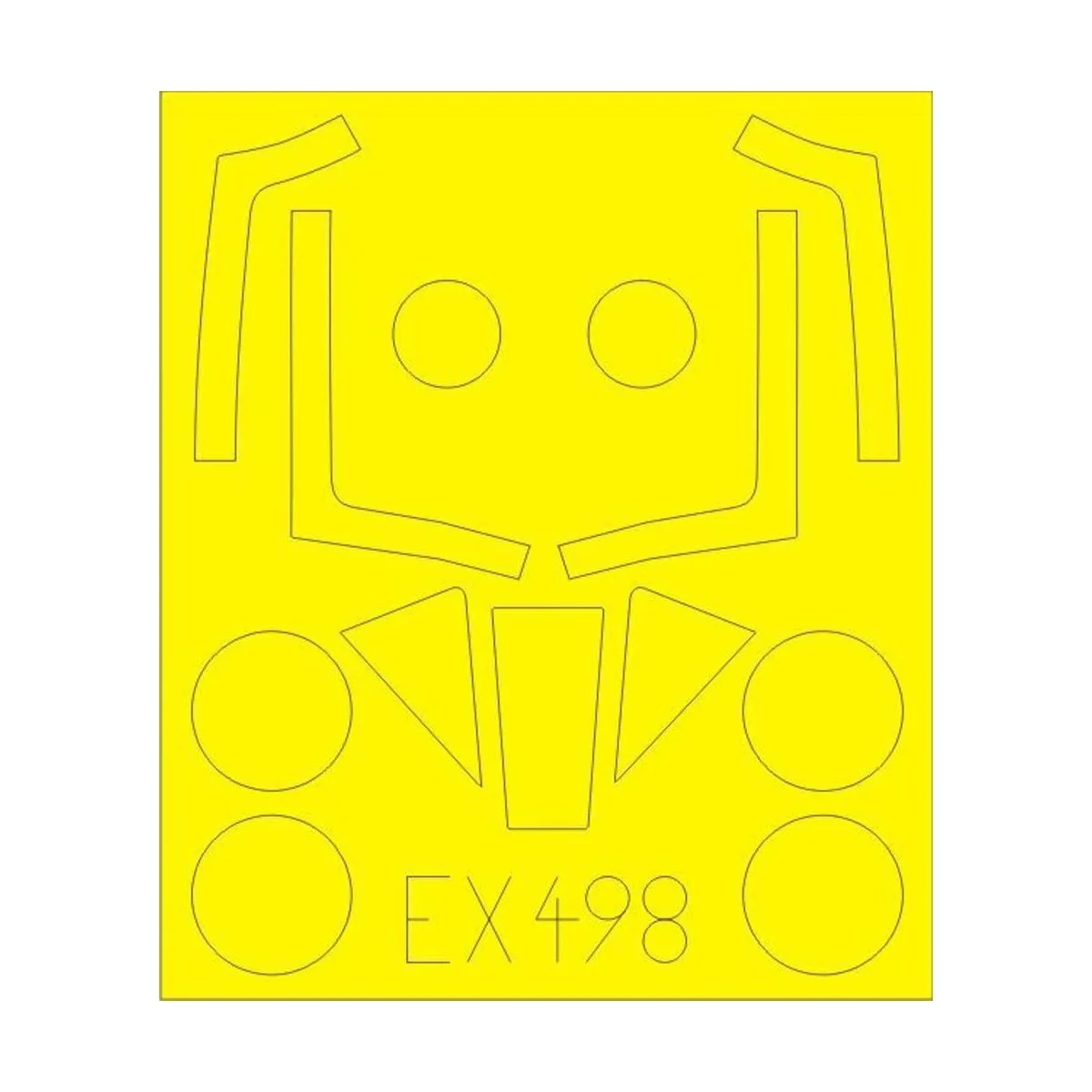 Meteor F.8 for Airfix, 1/48 - Eduard Accessories EX498 Meteor F.8 for Airfix, 1/48 - Eduard Accessories EX498