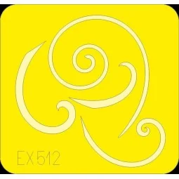 Bf 109G spinner spirals for Eduard, 1/48 - Eduard Accessories EX512