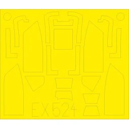 Bf 109G-6 Erla canopy for Eduard, 1/48 - Eduard Accessories EX524