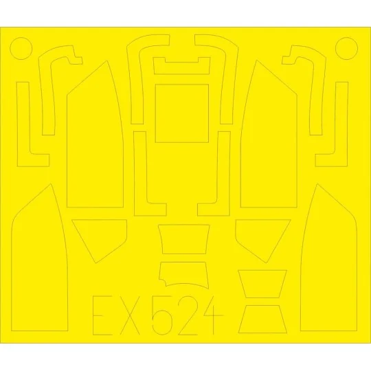 Bf 109G-6 Erla canopy for Eduard, 1/48 - Eduard Accessories EX524