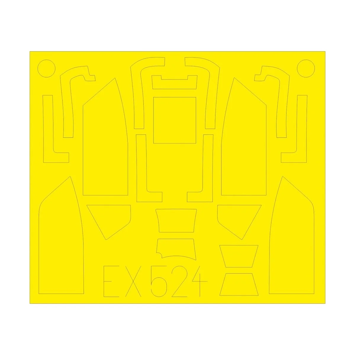 Bf 109G-6 Erla canopy for Eduard - Eduard Accessories EX524