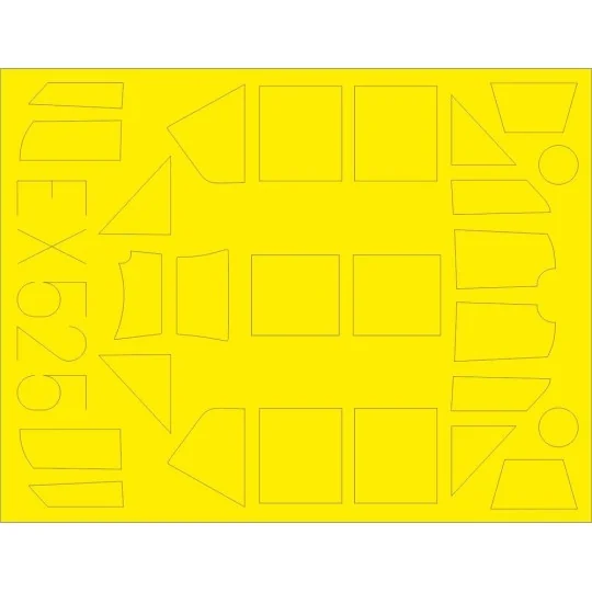 Bf 109G-6 classic canopy for Eduard, 1/48 - Eduard Accessories EX525