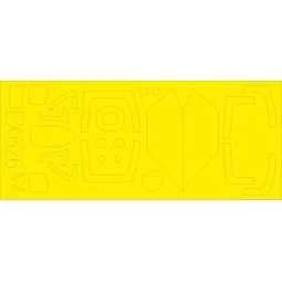 MiG-21MF w/canopy seal for Eduard, 1/48 - Eduard Accessories EX526