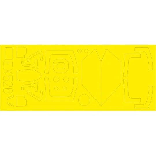 MiG-21MF w/canopy seal for Eduard - Eduard Accessories EX526