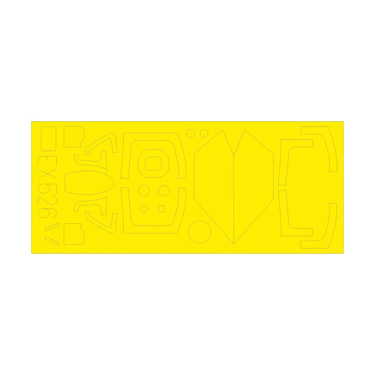 MiG-21MF w/canopy seal for Eduard, 1/48 - Eduard Accessories EX526