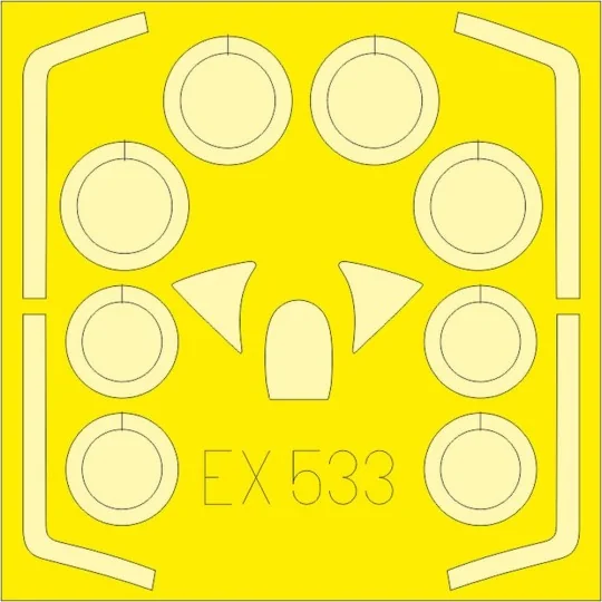 T-33A for Great Wall Hobby, 1/48 - Eduard Accessories EX533 T-33A for Great Wall Hobby, 1/48 - Eduard Accessories EX533