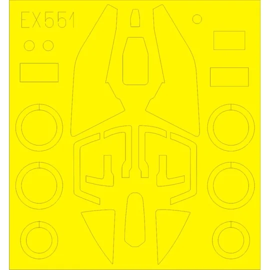 Su-17 M3/M4 for Kitty Hawk - Eduard Accessories EX551