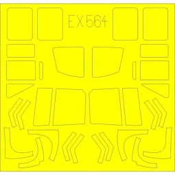 UH-1D for Kitty Hawk, 1/48 - Eduard Accessories EX564