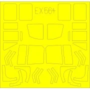 UH-1D for Kitty Hawk - Eduard Accessories EX564