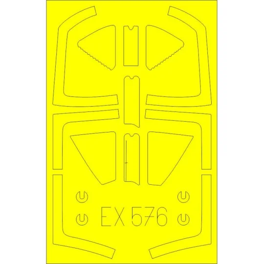 Harrier T.2/T.4/T.8 for Kinetic, 1/48 - Eduard Accessories EX576