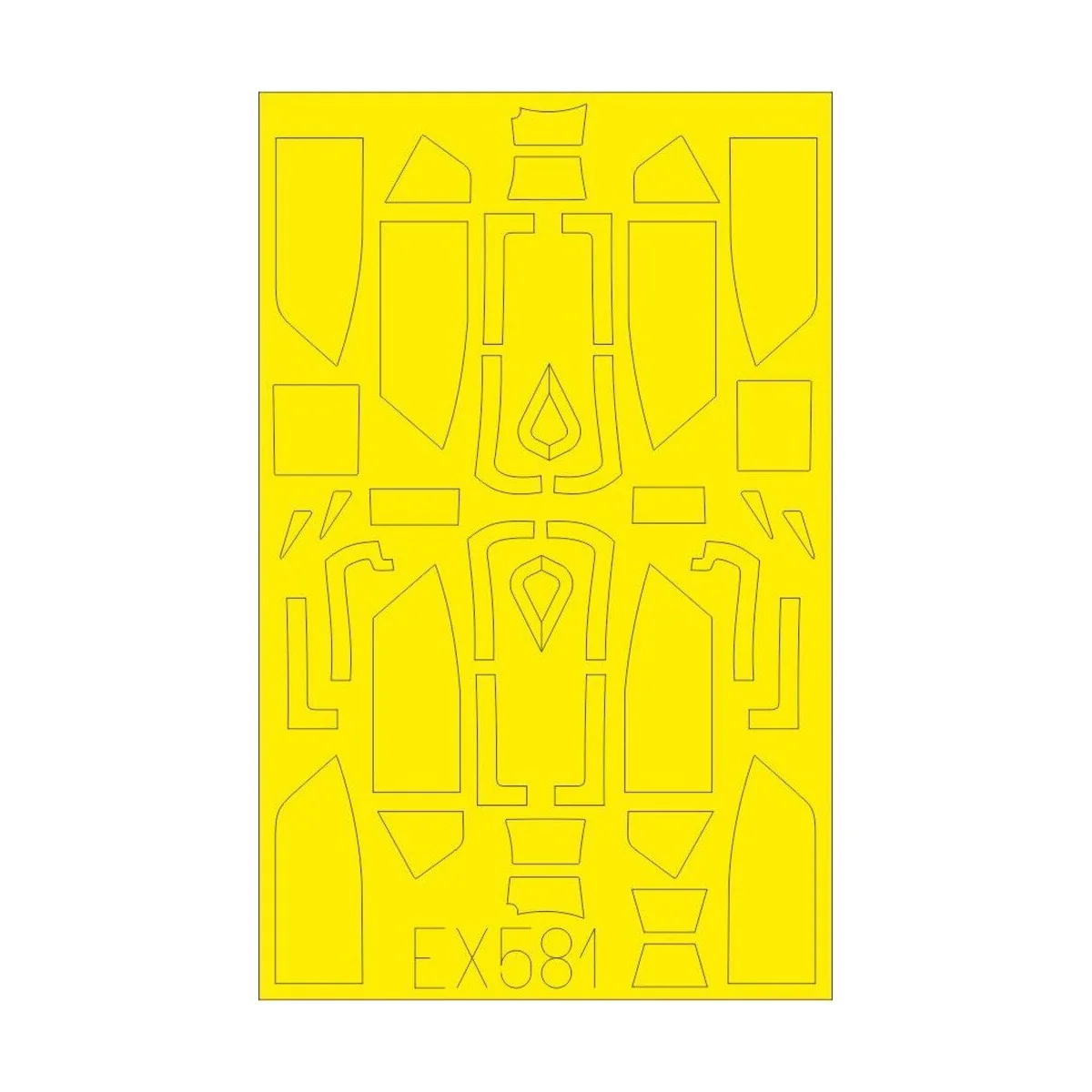 Bf 109G Erla canopy TFace for Eduard - Eduard Accessories EX581