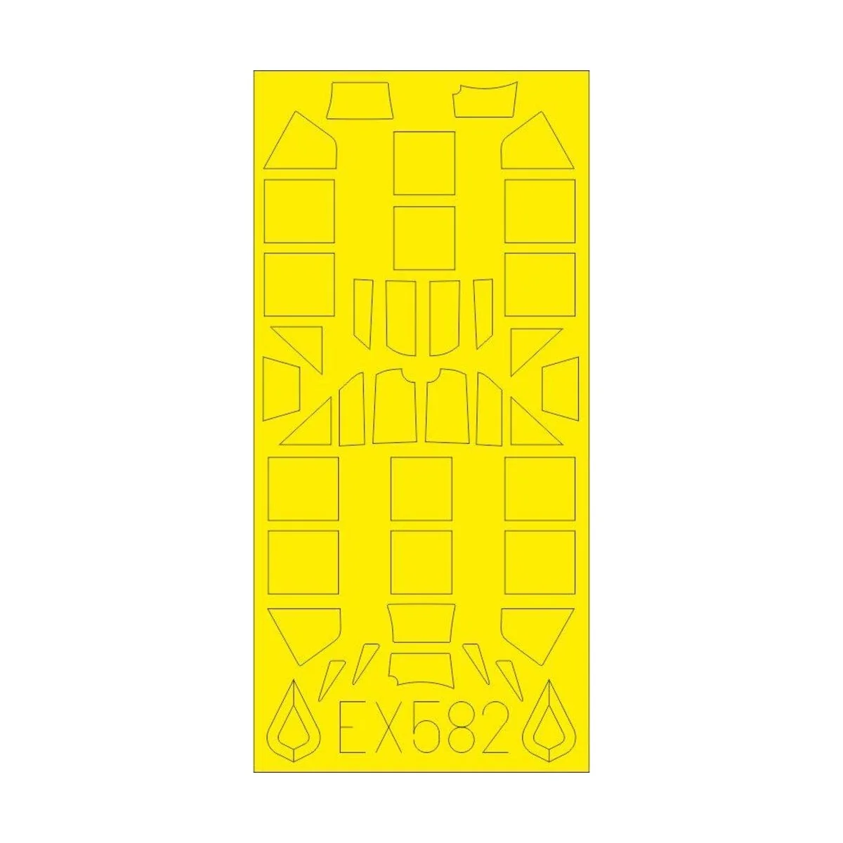 Bf 109G classic canopy TFace f.Eduard, 1/48 - Eduard Accessories EX582