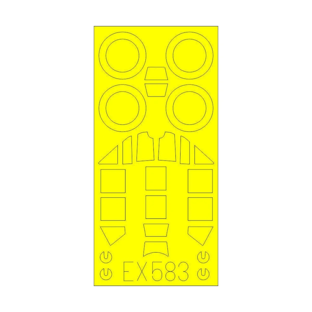 Bf 109G-6 for Tamiya, 1/48 - Eduard Accessories EX583