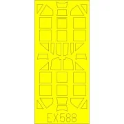 Bf 109F TFace for Eduard, 1/48 - Eduard Accessories EX588