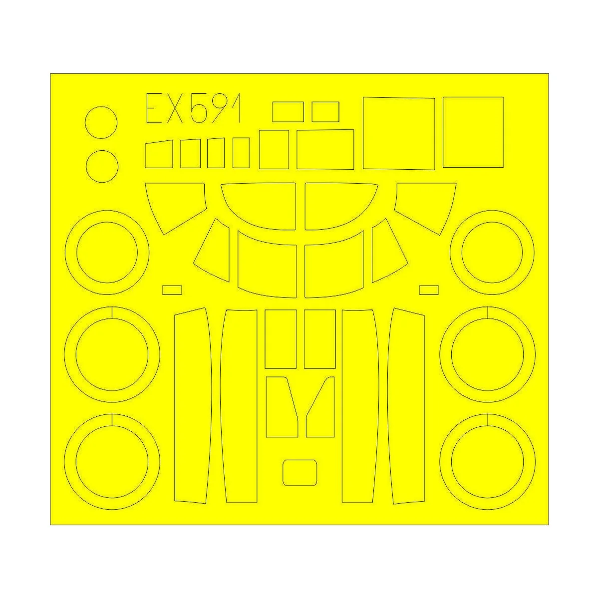 A-26B for Revell, 1/48 - Eduard Accessories EX591 A-26B for Revell, 1/48 - Eduard Accessories EX591