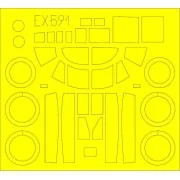 A-26B for Revell, 1/48 - Eduard Accessories EX591 A-26B for Revell, 1/48 - Eduard Accessories EX591