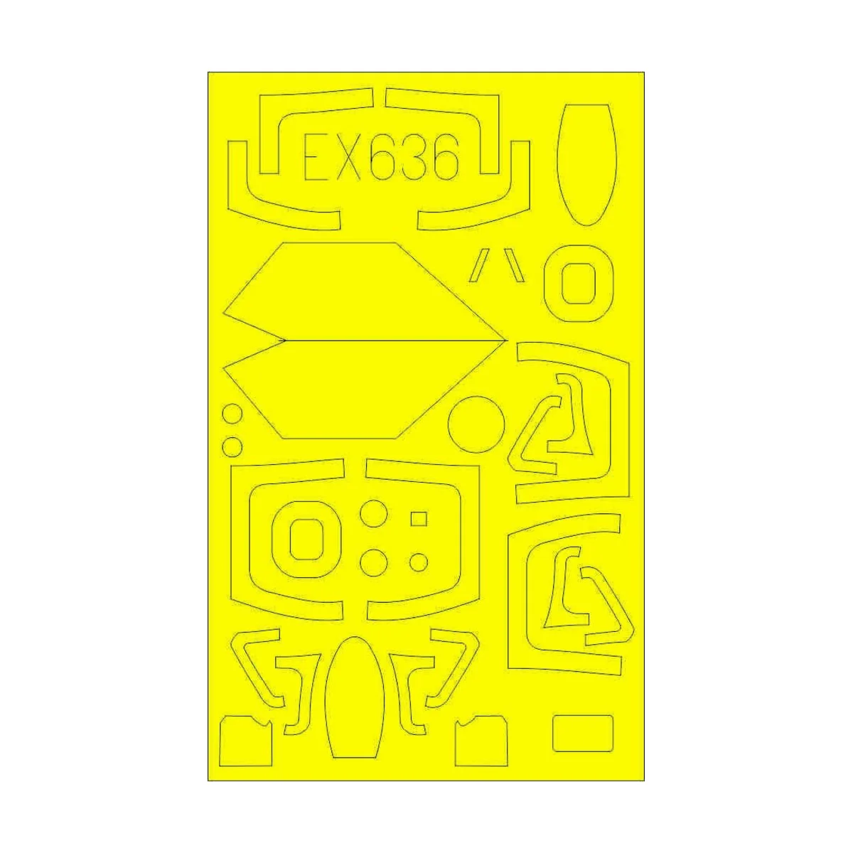 MiG-21MF TFace for Eduard, 1/48 - Eduard Accessories EX636