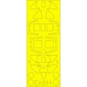 Spitfire Mk.I TFace for Tamiya, 1/48 - Eduard Accessories EX644