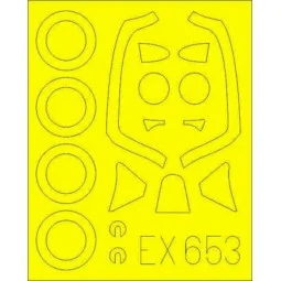 Spitfire FR Mk.XIV for Airfix, 1/48 - Eduard Accessories EX653