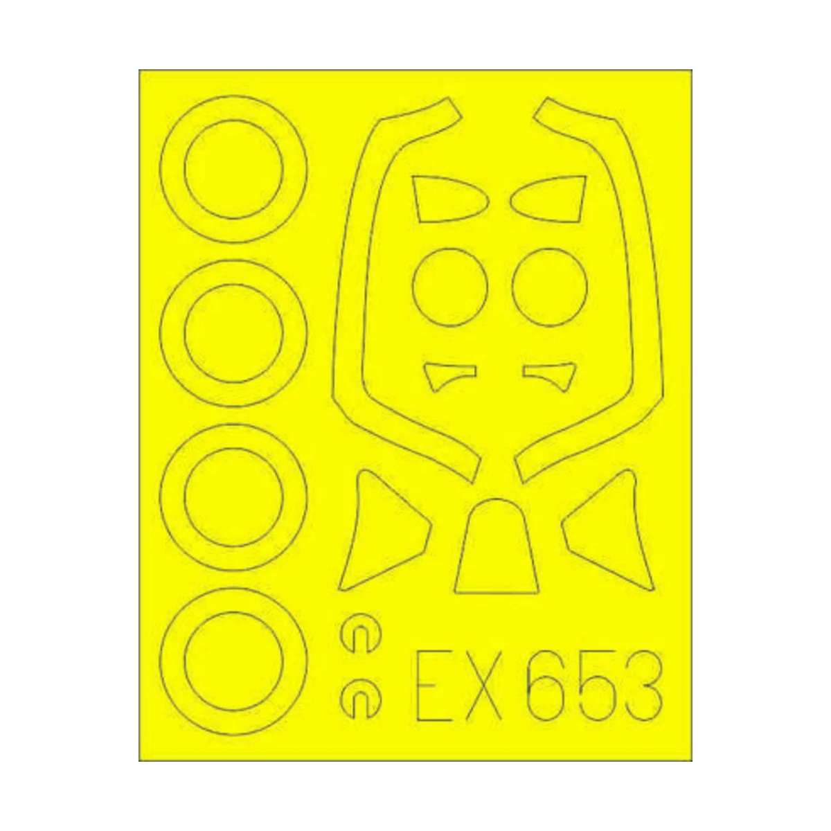 Spitfire FR Mk.XIV for Airfix, 1/48 - Eduard Accessories EX653