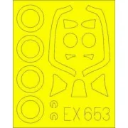 Spitfire FR Mk.XIV for Airfix - Eduard Accessories EX653