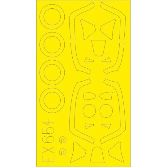 Spitfire FR Mk.XIV TFace for Airfix, 1/48 - Eduard Accessories EX654