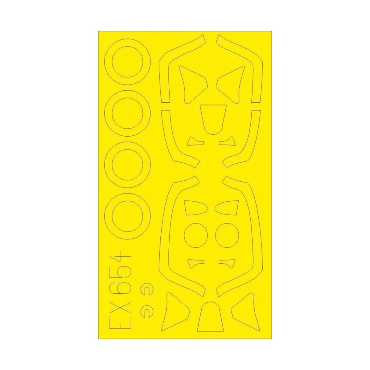 Spitfire FR Mk.XIV TFace for Airfix, 1/48 - Eduard Accessories EX654