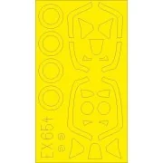 Spitfire FR Mk.XIV TFace for Airfix, 1/48 - Eduard Accessories EX654