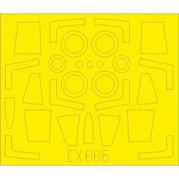 F-104G TFace for Kinetic, 1/48 - Eduard Accessories EX665