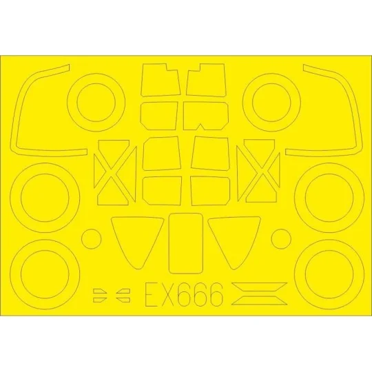 P-38F/G for Tamiya - Eduard Accessories EX666