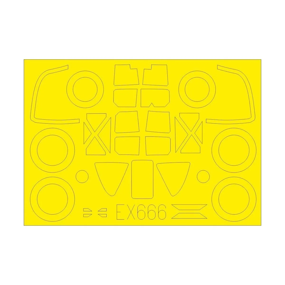 P-38F/G for Tamiya - Eduard Accessories EX666