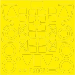 P-38F/G TFace for Tamiya, 1/48 - Eduard Accessories EX667