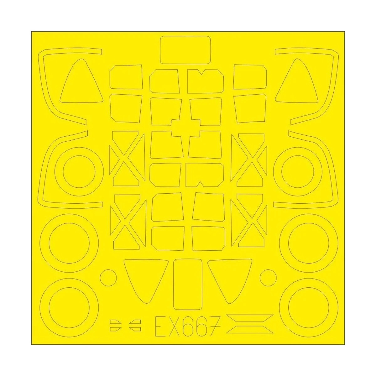 P-38F/G TFace for Tamiya, 1/48 - Eduard Accessories EX667