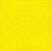 P-38F/G TFace for Tamiya, 1/48 - Eduard Accessories EX667