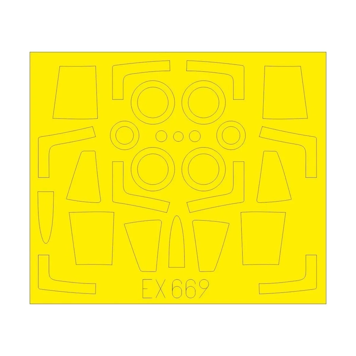 F-104J TFace for Kinetic - Eduard Accessories EX669