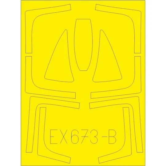 F-14D TFace for AMK, 1/48 - Eduard Accessories EX673