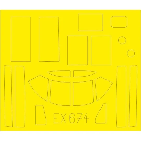 B-26B-50 Invader for ICM, 1/48 - Eduard Accessories EX674