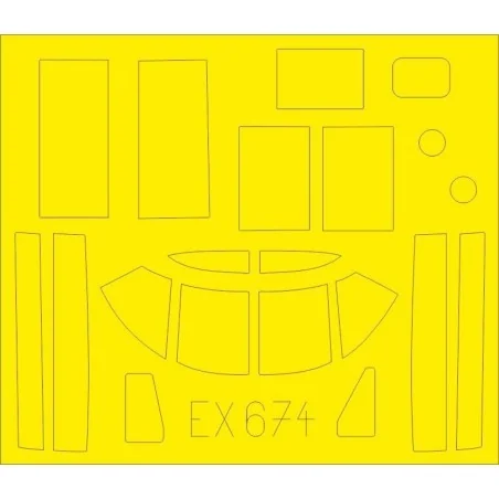 B-26B-50 Invader for ICM, 1/48 - Eduard Accessories EX674